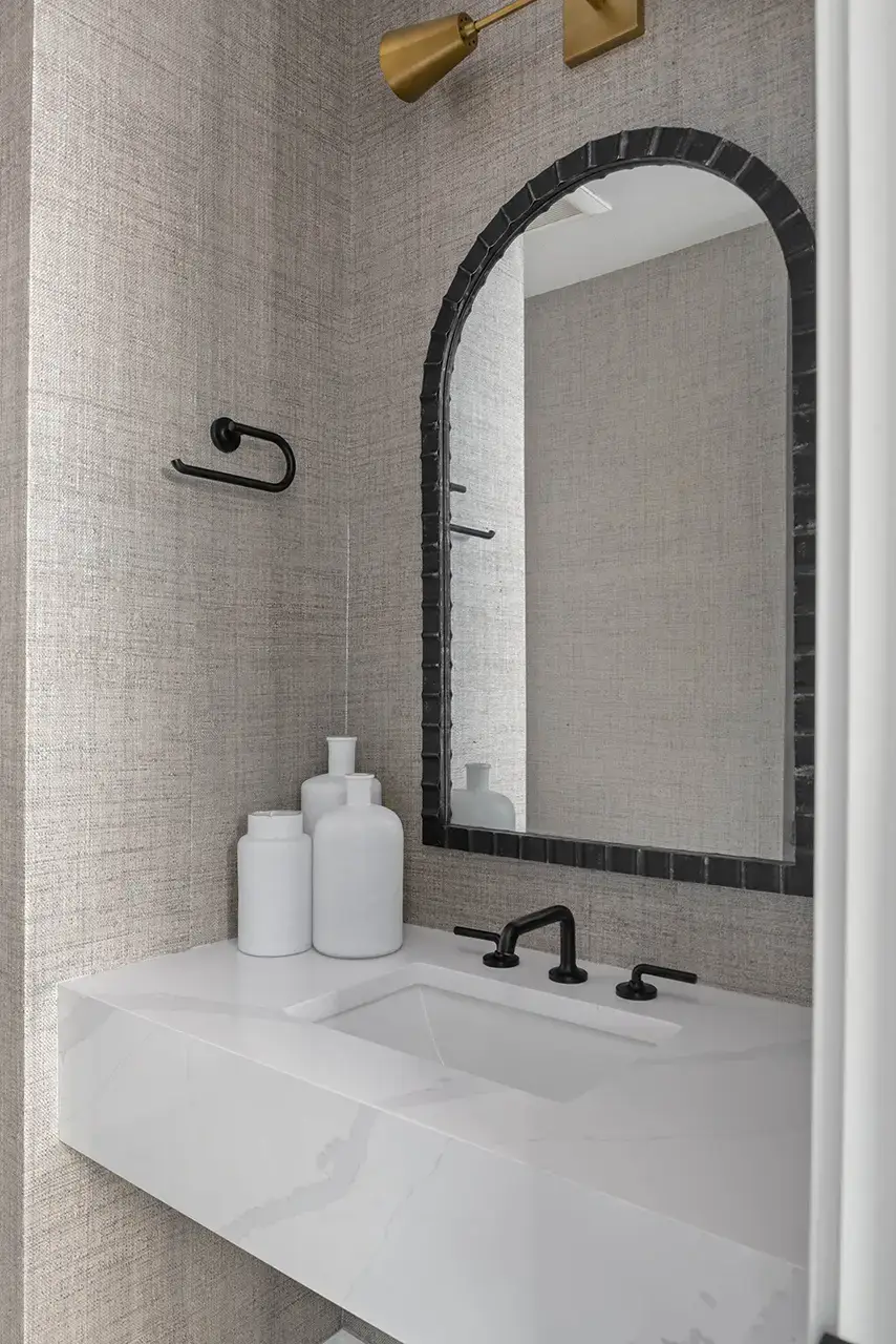 Hamptons Style Custom Home - Winter Park FL - Powder Room