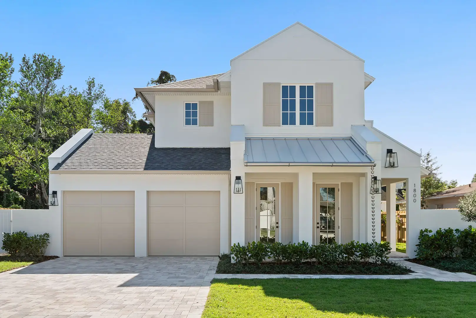 Island Transitional Home - Exterior